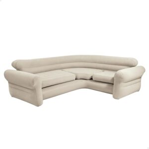 Intex Inflatable waterproof flocked top surface Corner Living Room Air Mattress