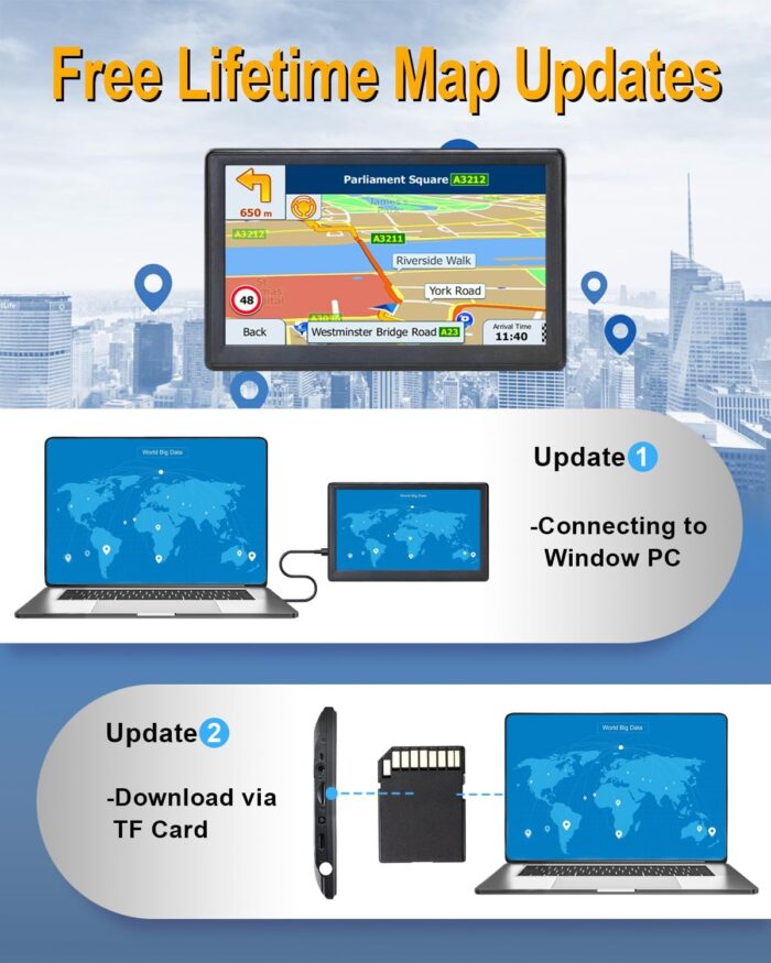 N700 GPS Navigation for Car Truck RV, GPS Navigator - Image 2