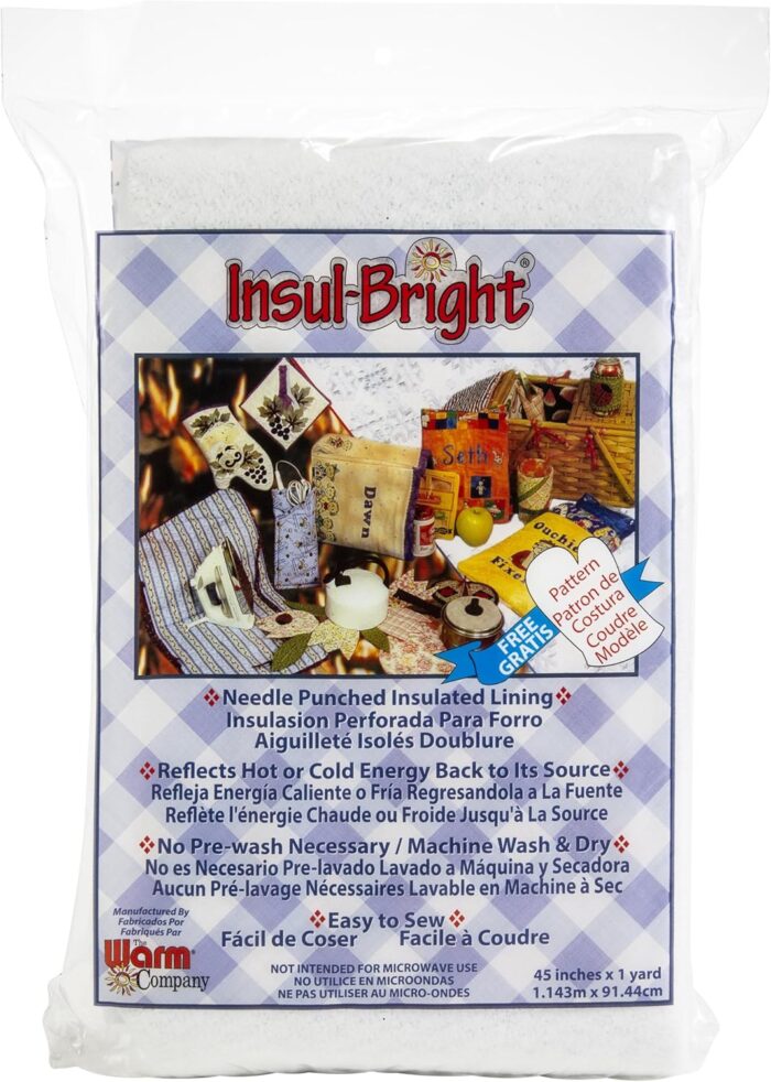 Insul-Bright Needlepunched Insulated Lining -45" x 1 yard